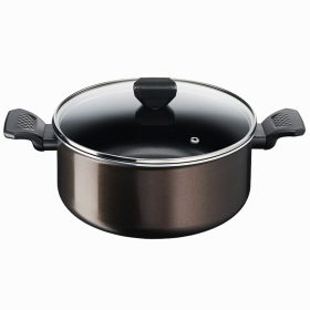 Tefal Easy Cook B5544653 alacsony lábas fedővel 24 cm