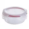 Bergner BG-25027-RD 400ml boroszilikát üveg ételtároló