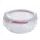 Bergner BG-25027-RD 400ml boroszilikát üveg ételtároló