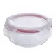 Bergner BG-25027-RD 400ml boroszilikát üveg ételtároló
