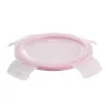 Bergner BG-25027-RD 400ml boroszilikát üveg ételtároló