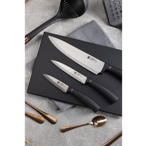BERGNER BG-39862-CP 3 részes rozsdamentes acél kés szett