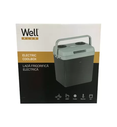 Well COOLBOX-DV3202-WL Dual Hordozható hűtőláda, 32L