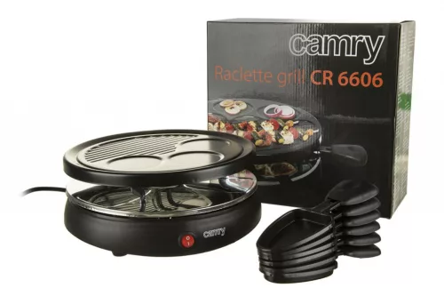 CAMRY CR6606 Raclette Grill, 1200W, Fekete