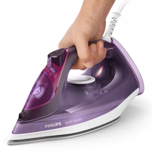 Philips 3000 series DST3041/30 gőzölős vasaló, kerámia talp, 2600W, lila