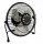 Esperanza Yugo asztali USB ventilátor, fekete