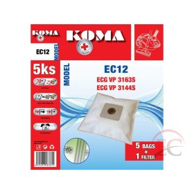   KOMA EC 12 Microfilteres porszívó porzsák 5db/cs. + 1 db. filter