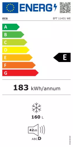 ECG EFT-11431WE Fagyasztószekrény 160L