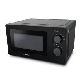  Esperanza Estofado Mikróhullámú sütö, 20 liter, 1100 W, fekete