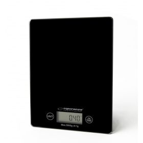 Esperanza Lemon konyhai mérleg, fekete