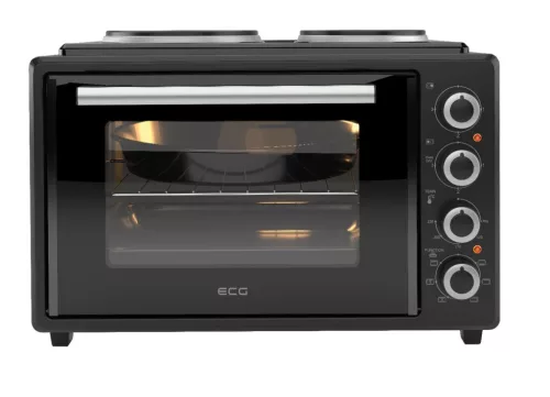 ECG ETH 3501B Minisütő főzőlapokkal 35L- Fekete