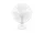 Well FAN-DESK-ARCTIC-WL asztali ventillátor fehér 30cm, 40W