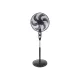 Well FAN-STAND-POLAR-WL álló ventilátor fekete, 40 cm, 75W