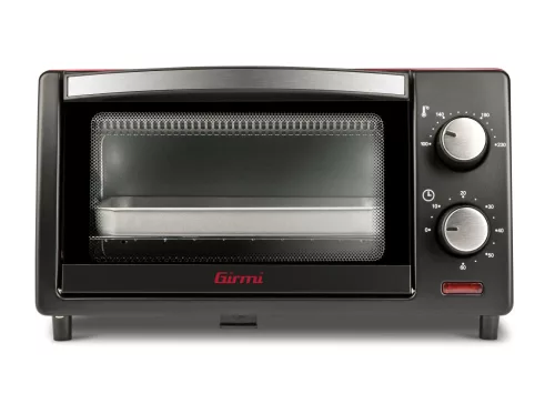 Girmi FE10 Kompakt méretű elektromos sütő, főzéshez, sütéshez, melegítéshez, 800W, 10 literes, 60 perces időzítővel