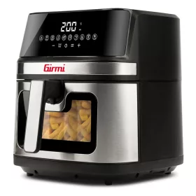   Girmi FG80 Ecofrit XXL forrólevegős sütő - 8 literes, 2 fűtőelemes (2.200 W), 10 előre beállított program, digitális kijelző. (FG8000)