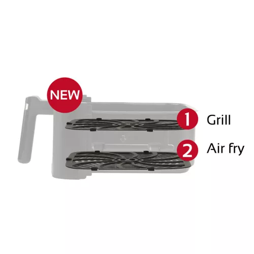 Girmi FG84 Ecofrit Crisp Forrólevegős sütő 6.5 literes (FG8400)