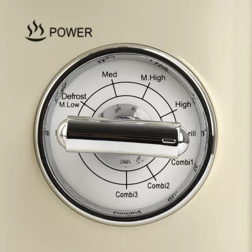 Girmi FM21 Mikrohullámú sütő krém színben, 20 literes, 30 perces időzítővel, 1150 W (teljesítmény), 800 W (grillteljesítmény)