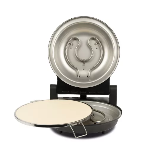 Girmi FP50 Forno Elettrico  házi pizza sütő fekete színben, 4 perc alatt, 31cm-es pizza