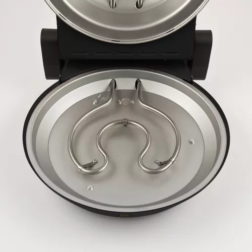 Girmi FP50 Forno Elettrico  házi pizza sütő fekete színben, 4 perc alatt, 31cm-es pizza