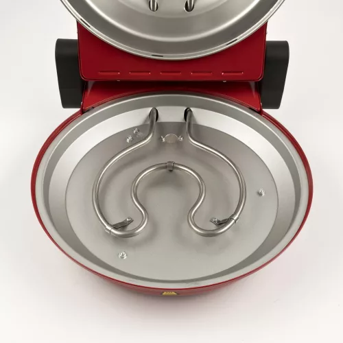 Girmi FP50 Forno Elettrico  házi pizza sütő piros színben, 4 perc alatt, 31cm-es pizza