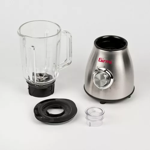 Girmi FR92 – Nagy teljesítményű, 650W-os turmixgép, amely jégaprításra is alkalmas, 1.5 literes üvegedénnyel