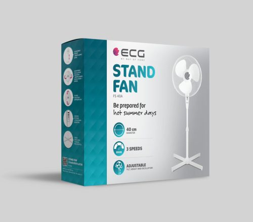 ECG FS 40A Álló ventilátor 40 cm