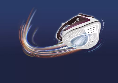 TEFAL FV 5714 Easygliss 2 Vasaló gőzölős 2400 W fehér / lila