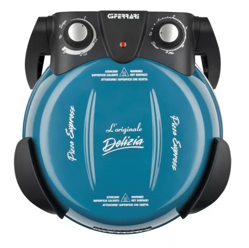 G3 Ferrari G10006 Forno Pizza Delizia Blue, eredeti kék színű olasz házi pizza sütő, 5 perc alatt, 400 fokon, 31cm-es pizza