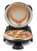 G3 Ferrari G10006 EVO Forno Pizza Delizia Black, eredeti fekete színű olasz házi pizza sütő, 5 perc alatt, 400 fokon, 31cm-es pizza