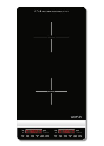 G3 Ferrari G10139 Dupla Indukciós főzőlap, 1300 W / 1800 W