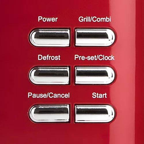 G3 Ferrari G10155 SAPORMIO VINTAGE Mikrohullámú sütő, 20 liter, 1.150W teljesítménnyel, piros színben