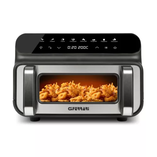 G3 Ferrari G10181 FRIGGISANO BBQ Többfunkciós forrólevegős sütő, 2000W, 10 literes