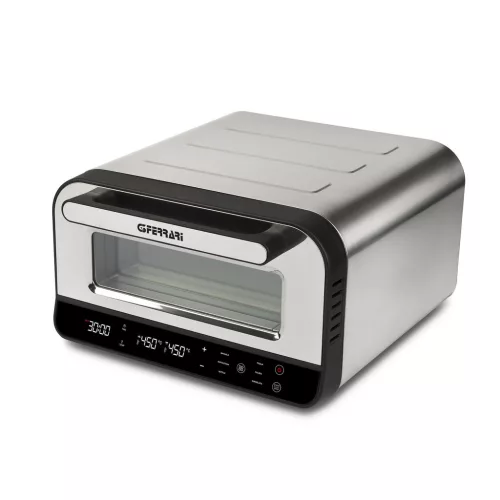 G3 Ferrari G10204 Pizza Pro 2 minuti pizzasütő, 1600-1850 W, 60 perces időzítővel, digitális kijelzővel, 6 programmal