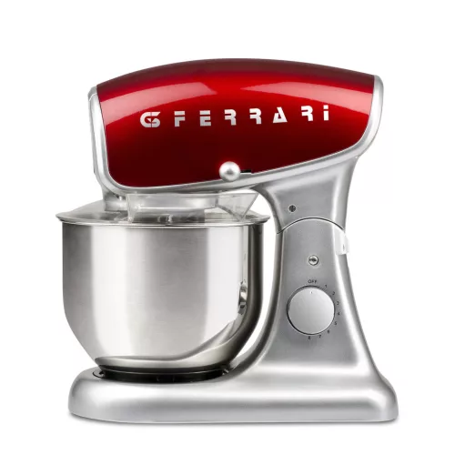 G3 Ferrari G20075 Pastaio Deluxe Professzionális Konyhai Robotgép (vörös/ezüst), 5,2 literes