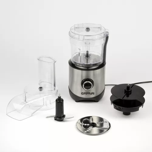 G3 Ferrari G20158 Chop & Drop Professzionális multifunkciós robotgép, aprító, szeletelő, daráló, 400 ml, 300W, 2 sebességes
