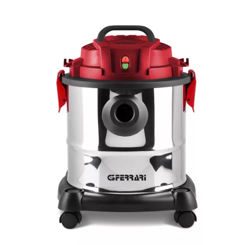 G3 Ferrari G90028 FUSTO RED Professzinális porszívó száraz vagy nedves felületek tisztításához, 1000 W, 20 literes tartállyal