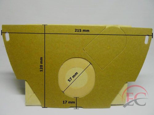IZ-E3.2F INVEST ELECTROLUX MONDO KOMPATIBILIS PAPÍR PORZSÁK (5DB+2FILTER/CSOMAG)