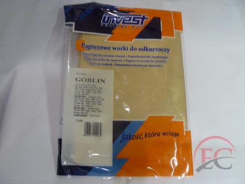 IZ-G5 INVEST AQUA VAC POWER VAC 1250 KOMPATIBILIS PAPÍR PORZSÁK (5DB/CSOMAG)