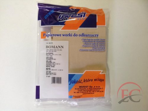 IZ-Y1 INVEST TRISTAR / SOLAC 901 / GORENJE KOMPATIBILIS PAPÍR PORZSÁK (5DB/CSOMAG)