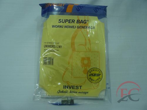 IZ-BAG01/02S INVEST UNIVERZÁLIS KOMPATIBILIS MIKROSZÁLAS PORZSÁK (5DB/CSOMAG)