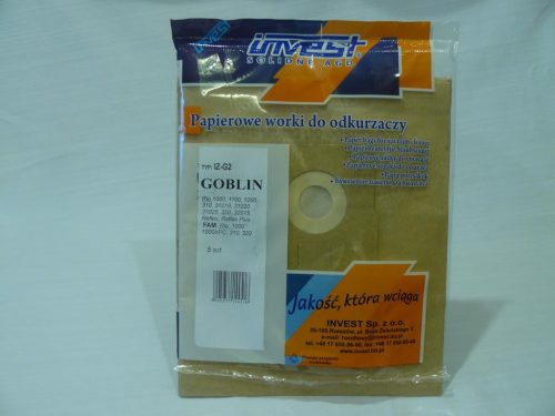 IZ-G2 INVEST KOMPATIBILIS PAPÍR PORZSÁK (5DB/CSOMAG)