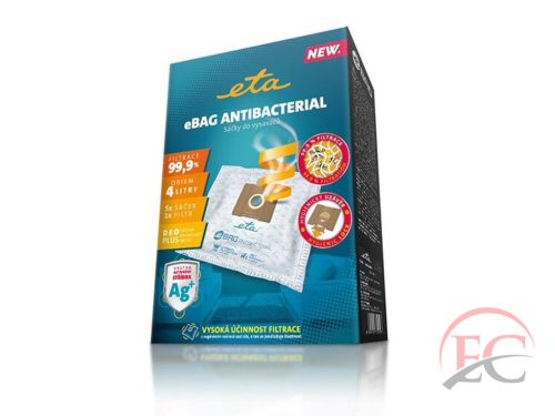 IZ-Y19GY20S.1F ETA EBAG ANTIBACTERIAL GYÁRI MIKROSZÁLAS PORZSÁK (5DB+1FILTER/CSOMAG) 960068020