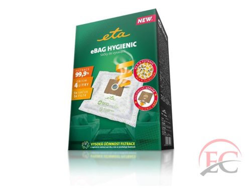IZ-Y19GY10S.1F ETA EBAG HYGENIC GYÁRI MIKROSZÁLAS PORZSÁK (5DB+1FILTER/CSOMAG) 960068010