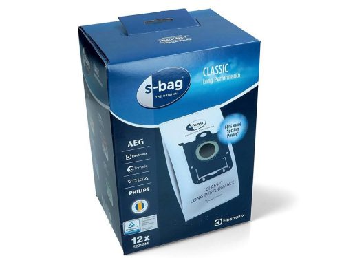 IZ-E5/PH5GY12S ELECTROLUX / AEG / PHILIPS S-BAG CLASSIC E201SM GYÁRI MIKROSZÁLAS PORZSÁK (12DB/CSOMAG) / 9001684811