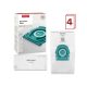 MIELE HYCLEAN PURE TU GUARD S1 / GUARD L1 GYÁRI MIKROSZÁLAS PORZSÁK 12557060 (4DB+1FILTER/CSOMAG)