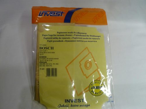 IZ-S12 INVEST KOMPATIBILIS PAPÍR PORZSÁK (5DB/CSOMAG)