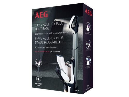 ASKFX9 AEG / ELECTROLUX 8XFX9 / FX9-V ALLERGY PLUS GYÁRI MIKROSZÁLAS PORZSÁK (8DB/CSOMAG) 9009230443