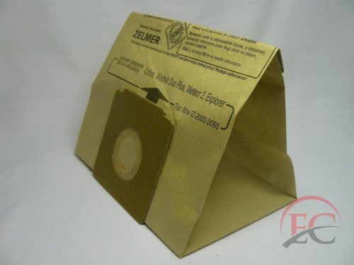 IZ-2000.0280 INVEST ZELMER 2000 KOMPATIBILIS PAPÍR PORZSÁK (5DB+2FILTER/CSOMAG)