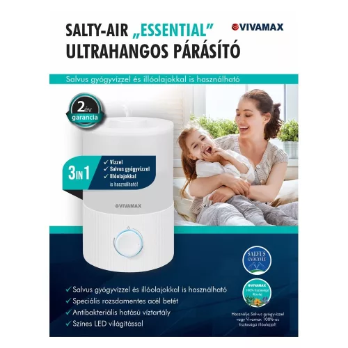 Vivamax Salty-Air "Essential" ultrahangos párásító, GYVH64