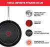 Tefal Serpenyő 28 cm rozsdamentes Infinite indukciós, H8150625